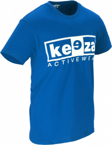 koszulka bawełniana - keeza - niebieska - bok