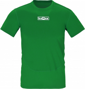 Bristol - koszulka termiczna - krótki rękaw - zielona - przód